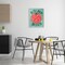 Stupell Industries Kitchen Disco Tomato Framed Giclee Wall Art Design by Lisa Perry Whitebutton